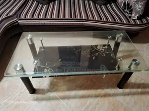 Damro Sofa for Sell With the Glass Stool