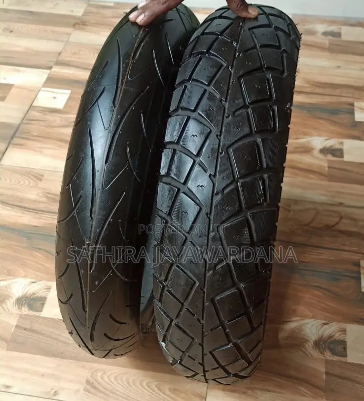 Brand New Motorcycle Tires – Dunlop Front (120/70-17) Heidenau Rear
