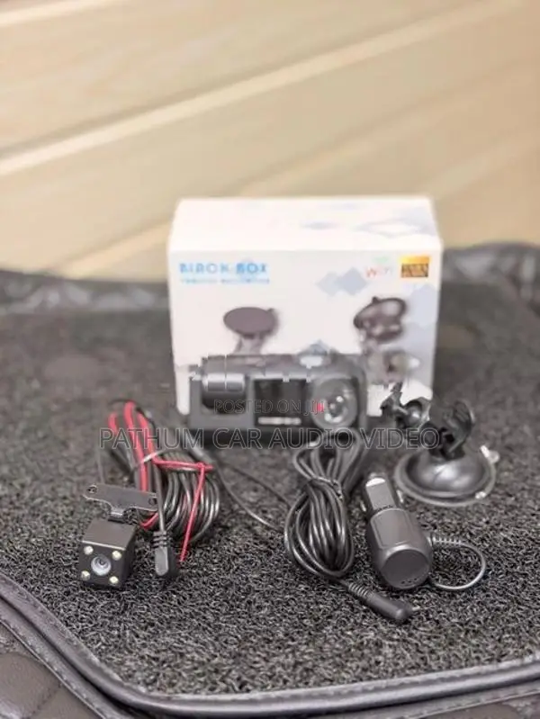 WIFI App With 3 Camera DVR Front + Rear Inside