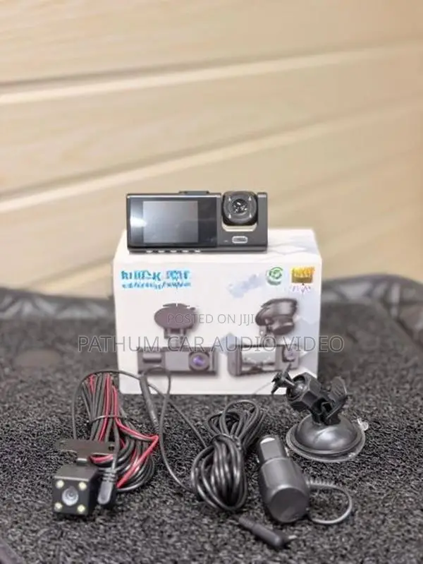 WIFI App With 3 Camera DVR Front + Rear Inside