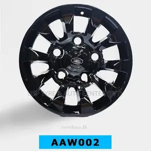 16X8 5X165.1 BLACK ALLOY WHEEL