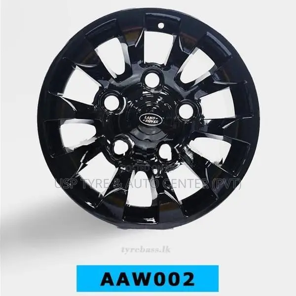 16X8 5X165.1 BLACK ALLOY WHEEL
