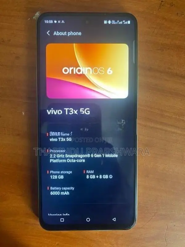 Vivo T3x (Used)
