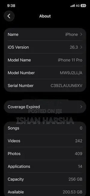 Apple iPhone 11 Pro (Used)