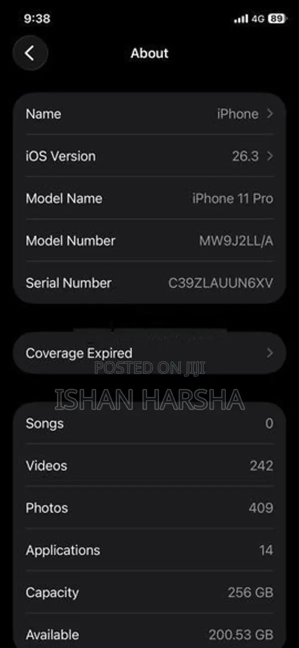 Apple iPhone 11 Pro (Used)