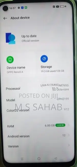 Oppo Reno 5 A (Used)