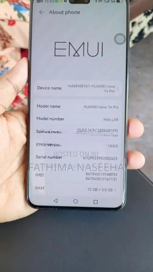 Huawei Nova 14 Pro (Used)