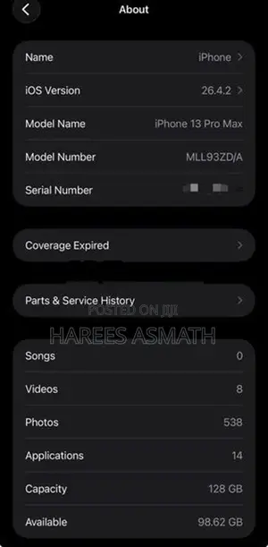 Apple iPhone 13 Pro Max (Used)