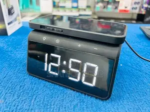 WIRELESS CHARGER (NEW) ALARM CLOCK - HAVIT W320