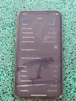 Apple iPhone XS 256GB (Used)