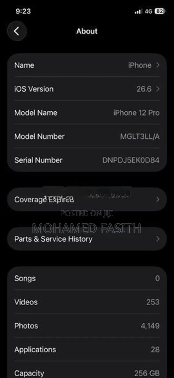 Apple iPhone 12 Pro 25GB (Used)