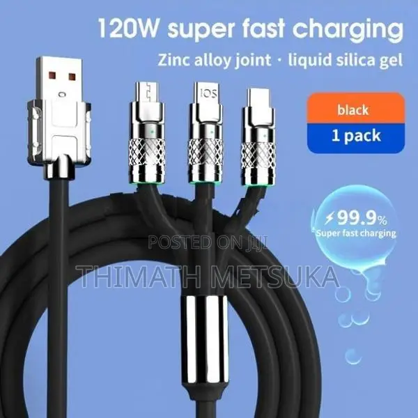 SiviA 120W 3-in-1 Fast Charging Cable (Model 099)