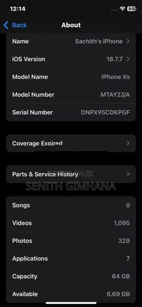 Apple iPhone XS (Used)