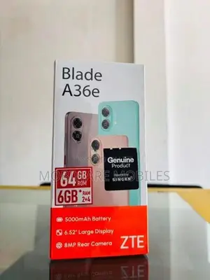 ZTE Blade A36e 4GB 64GB (Brand New)
