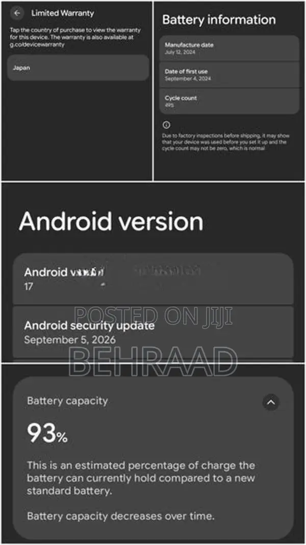 Google Pixel 9 Pro Japan (Used)
