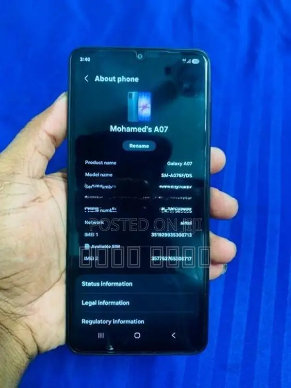 Samsung Galaxy A07 (Used)
