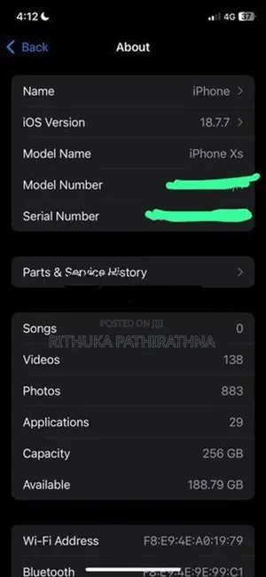 Apple iPhone XS (Used)