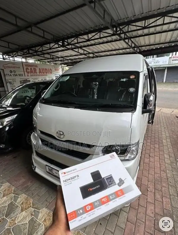 Nakamichi ND432F3 – 3 Way Dash Camera එළිය ඇතුළ පිට Recording