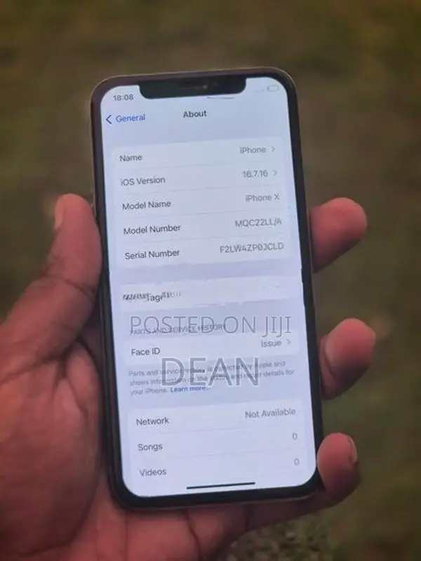 Apple iPhone X 256GB (Used)
