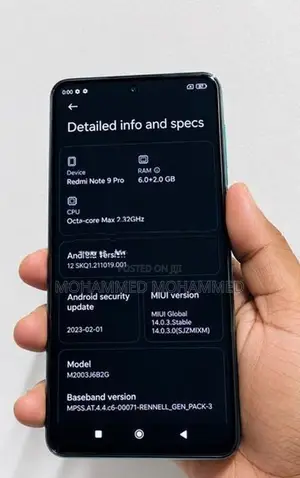 Xiaomi Redmi Note 9 Pro (Used)