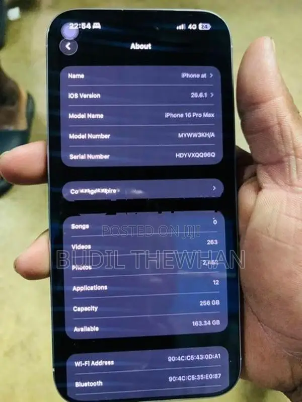 Apple iPhone 16 Pro Max (Used)