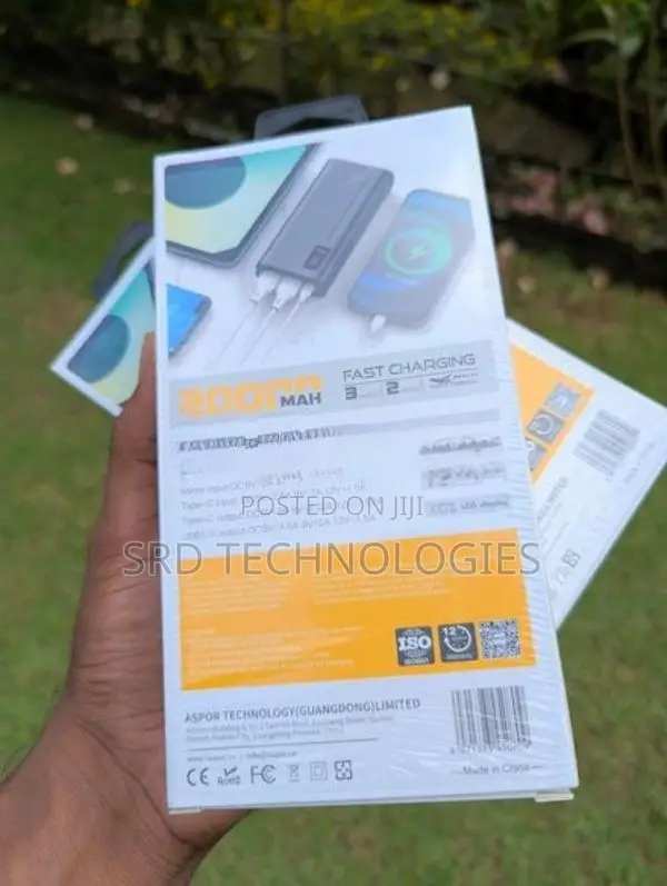 Asper Apsor A336 20000MAh Fast Charging Power Bank (Brand New)