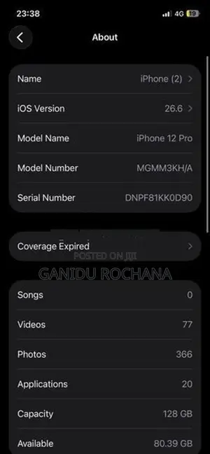Apple iPhone 12 Pro (Used)