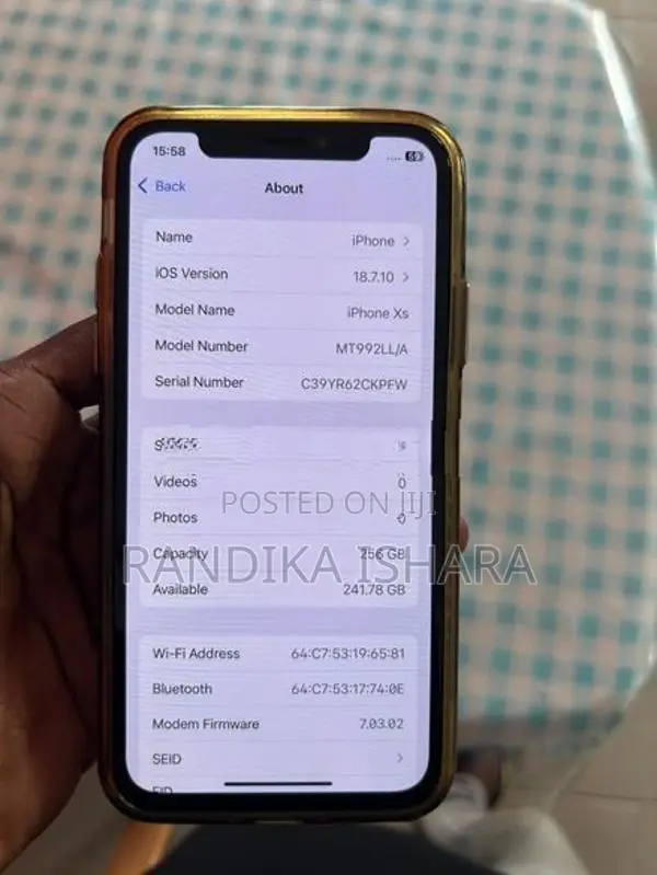Apple iPhone XS 256GB (Used)