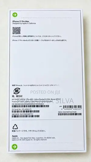 Apple iPhone 17 Pro Max eSIM (Brand New)