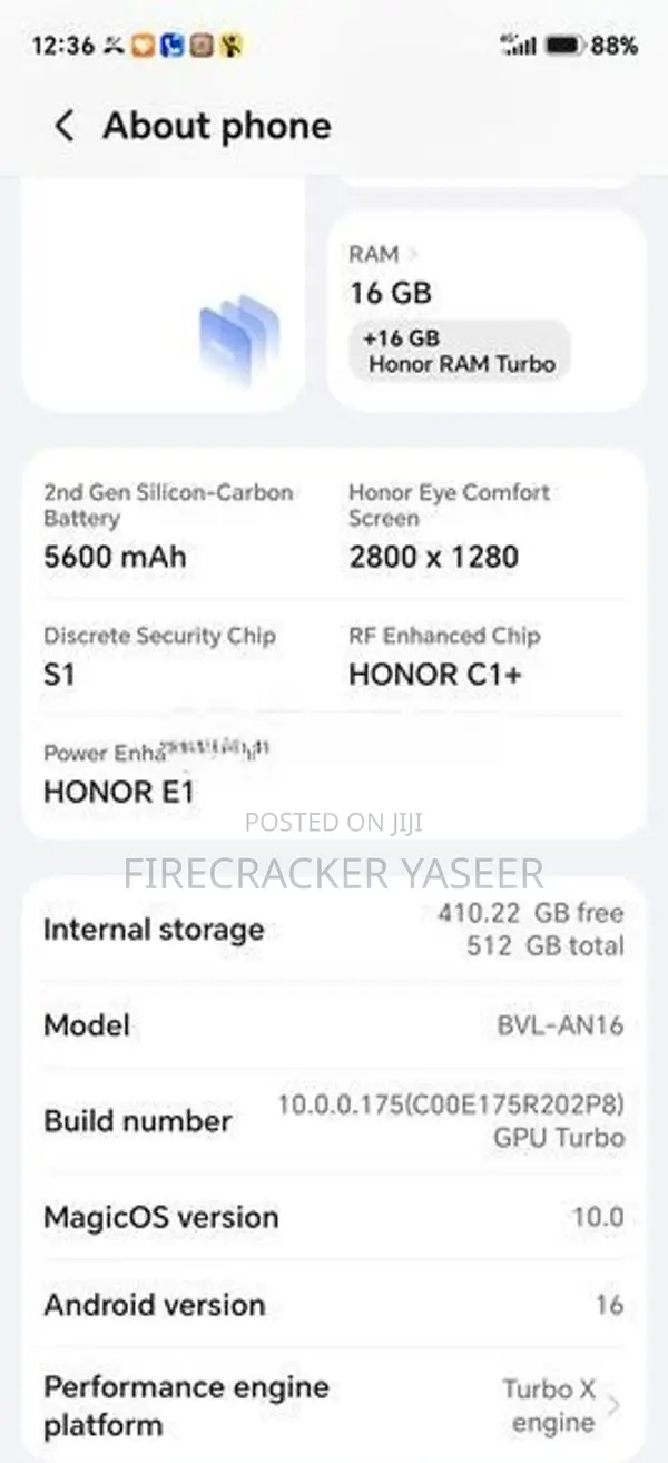 Honor Magic 6 Pro (Used)