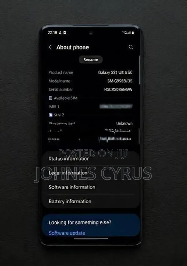 Samsung Galaxy S21 Ultra (Used)