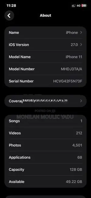 Apple iPhone 11 (Used)