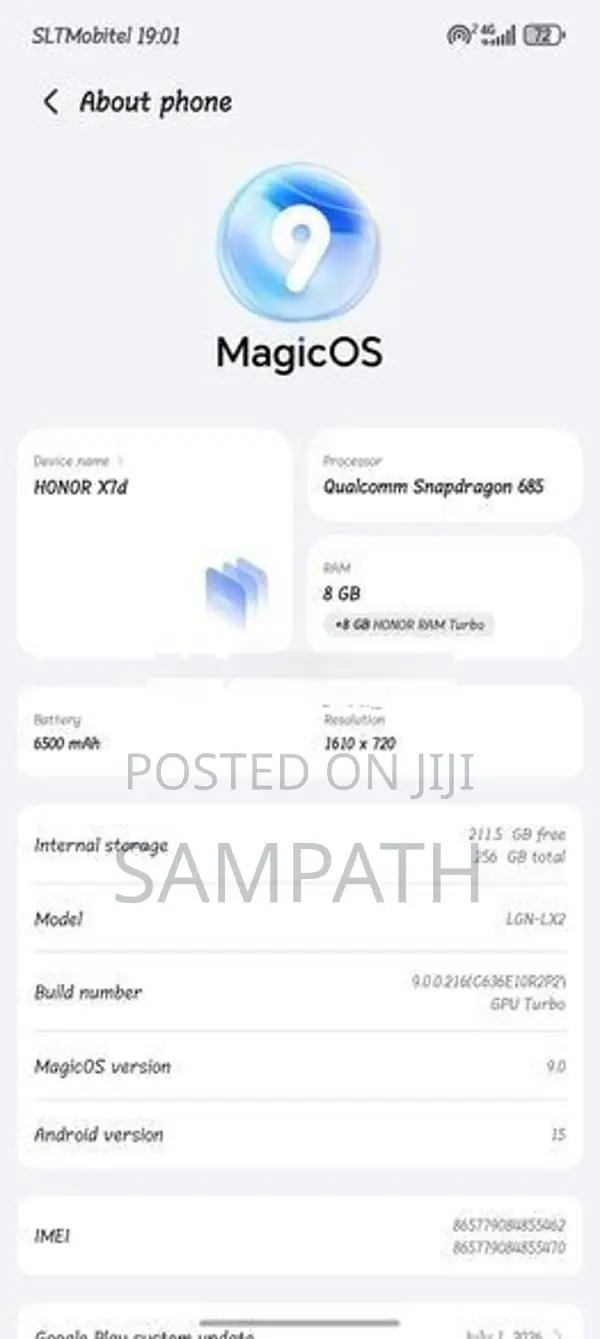 Honor X7b (Used)