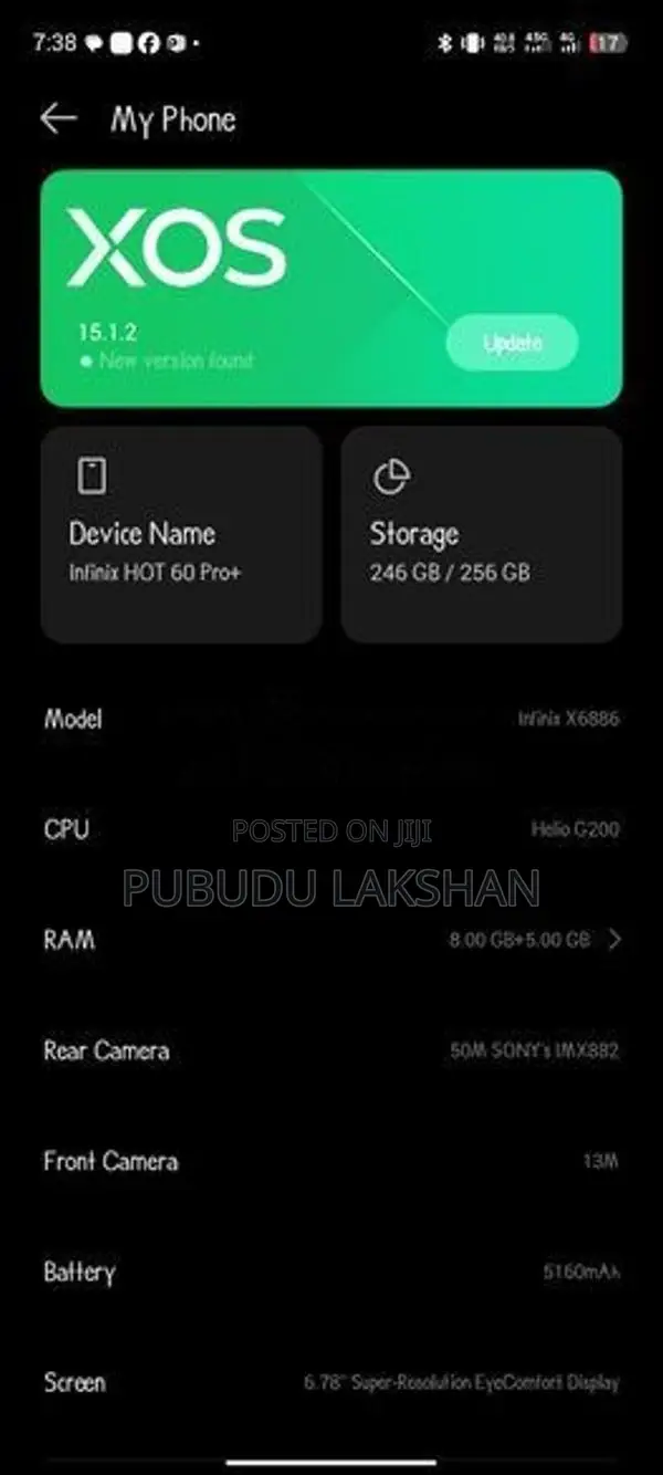 Infinix Hot 6 Pro (Used)