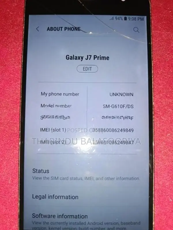 Samsung Galaxy J7 Prime (Used)