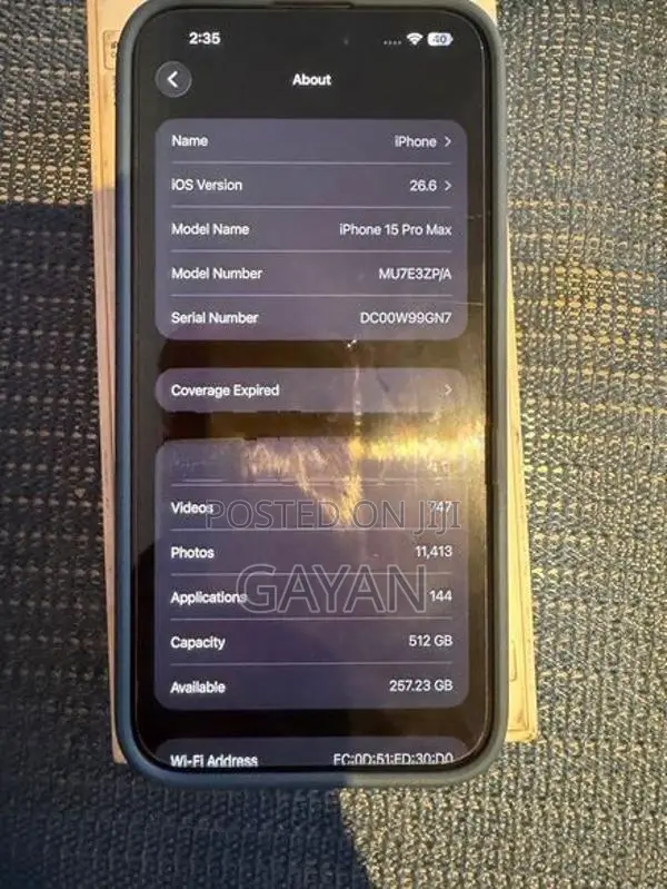 Apple iPhone 15 Pro Max (Used)