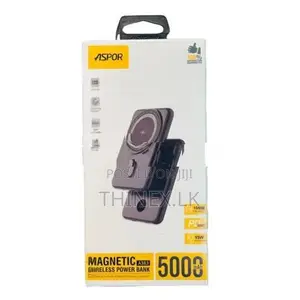 ASPOR A383 5000mAh Magnetic Wireless Power Bank