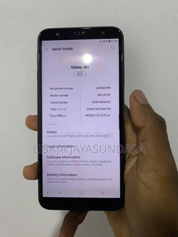 Samsung Galaxy J6+ (Used)
