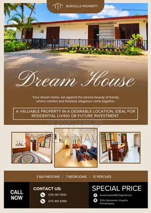 Furnished 7bdrm House in Kandy, Pilimathalawa for sale
