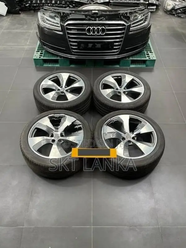 Genuine Audi Q7 2019 S Line 21” Alloy wheels & tyres Pirelli Scorpion
