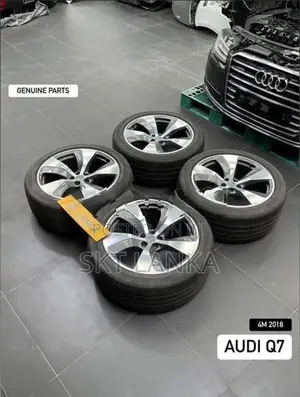 Genuine Audi Q7 2019 S Line 21” Alloy wheels & tyres Pirelli Scorpion