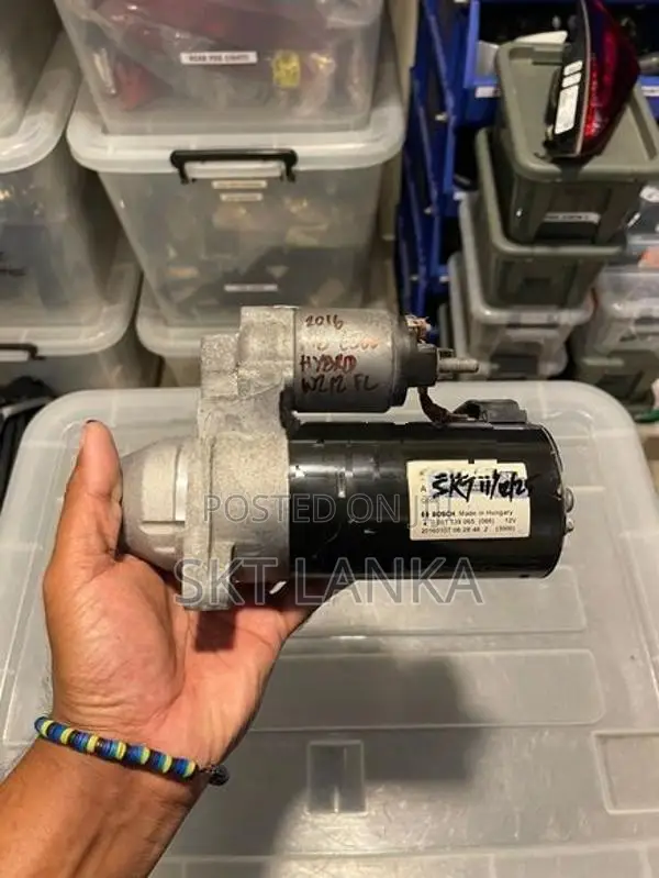Genuine E Class E300 BLUETEC Hybrid W212 Starter Motor 2016