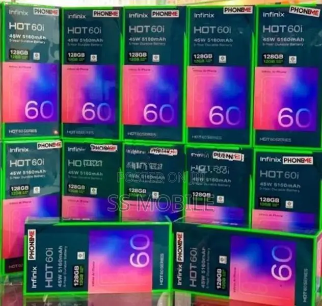 Infinix Hot 60i 8GB RAM 256GB ROM (Brand New)
