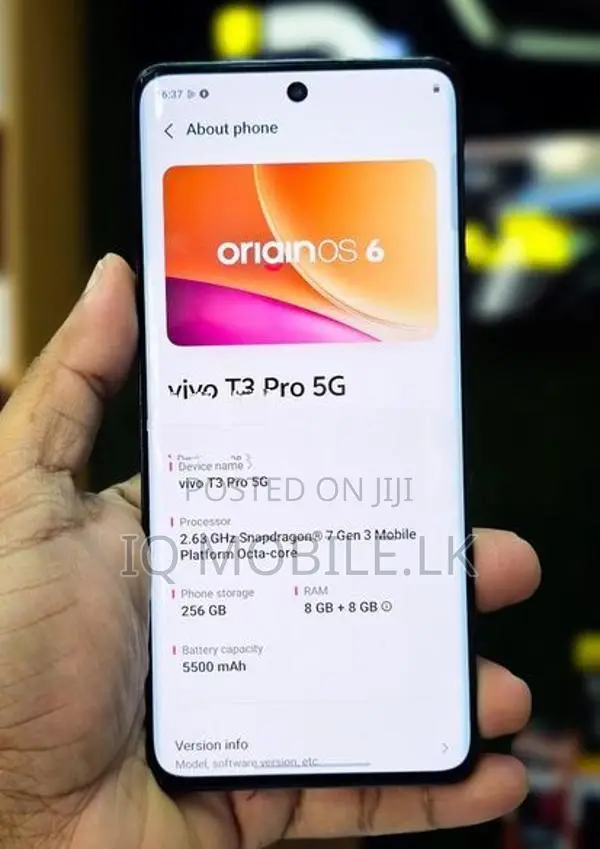 Vivo T3 PRO 5G 16GB 256GB (Used)