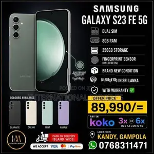 Samsung Galaxy S23 FE 5G Fullset (Used)