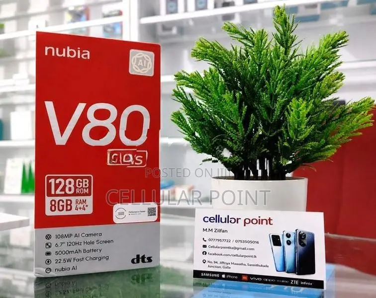 ZTE nubia V80 Plus 128GB 8GB (Brand New)