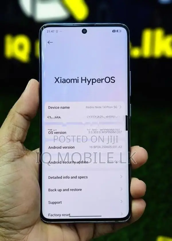 Xiaomi Redmi Note 14 Pro Plus 5G 24GB 512GB GAMING (Used)