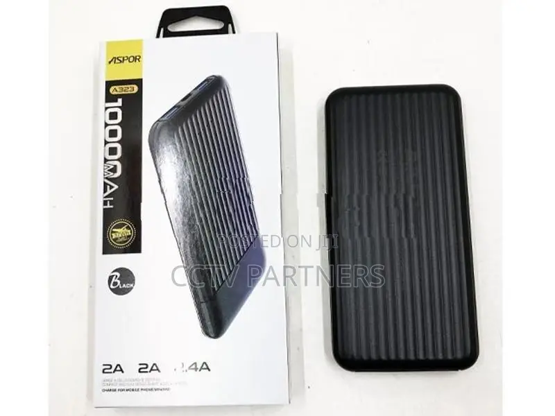ASPOR A323 Power bank 10000MAH Fast Charging 2 input output phones