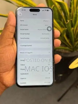 Apple iPhone 15 Pro Max 256GB (Used)