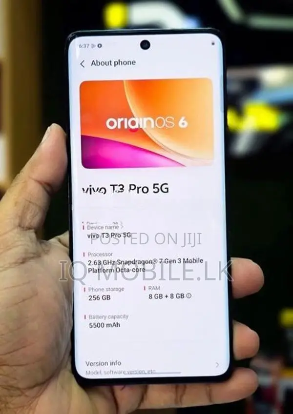 Vivo T3 PRO 5G 16GB 256GB (Used)